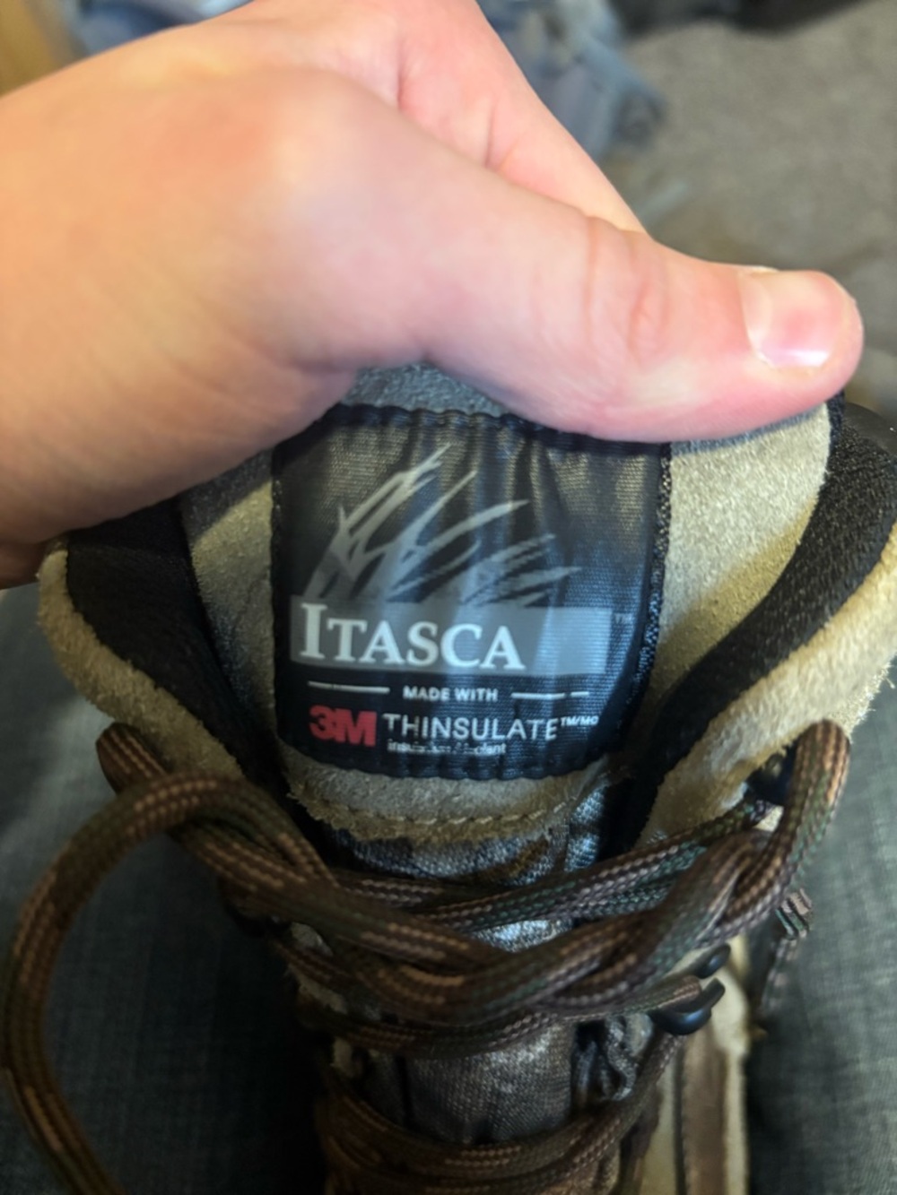 3M Thinsulate Itasca Men's Brown and Tan Insulated Hiking Boots